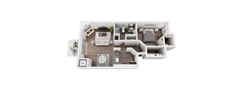 Kensington II Lower Floorplan at Woodland Meadows, Clinton Township, Michigan