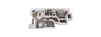 Kensington Lower Floorplan at Woodland Meadows, Clinton Township