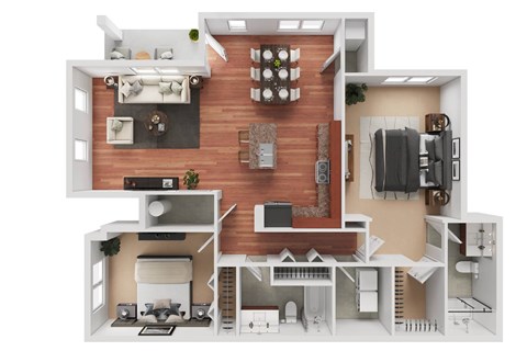 Zenith Floor Plan at Meridian West Shore, Pennsylvania 17055