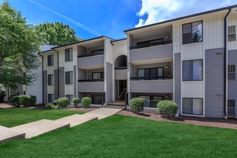 our apartments feature a spacious courtyard and green lawns