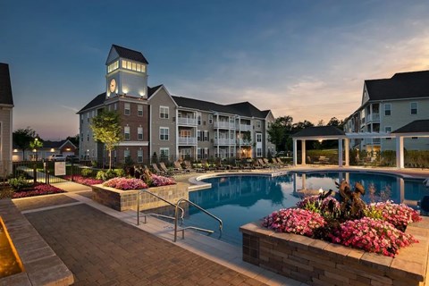 Twilight Pool at Meridian West Shore, Mechanicsburg, 17055