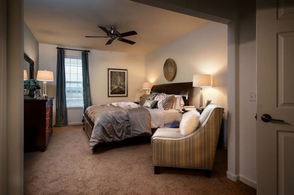 Comfortable Bedroom at Meridian West Shore, Pennsylvania