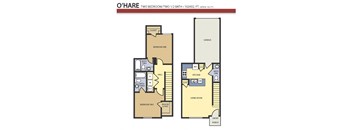 Liberty Landing Apartments Floor Plan, West Jordan, Utah O'Hare