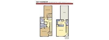 Liberty Landing Apartments Floor Plan, West Jordan, Utah Sky Harbor