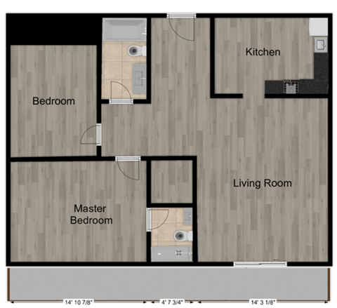 2 Bed - 2 Bath at Lakeside @ Biscayne Gardens,North Miami, FL