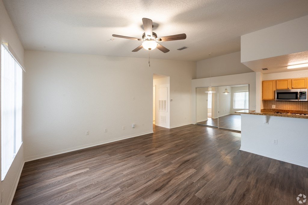 large living room space