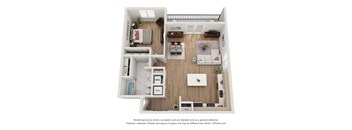 a 1 bedroom floor plan  nutmeg floor plans