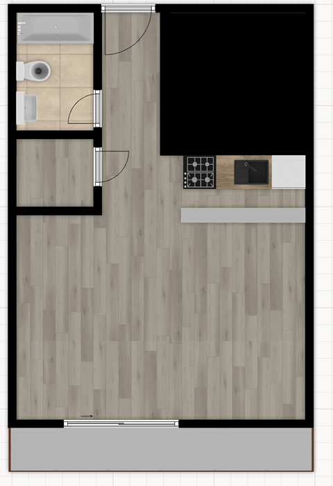 Studio_Lakeside 1 bath at Lakeside @ Biscayne Gardens,North Miami