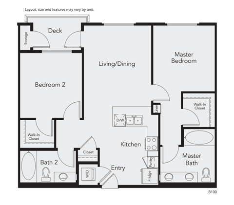 a floor plan of a house with a bedroom and a living room