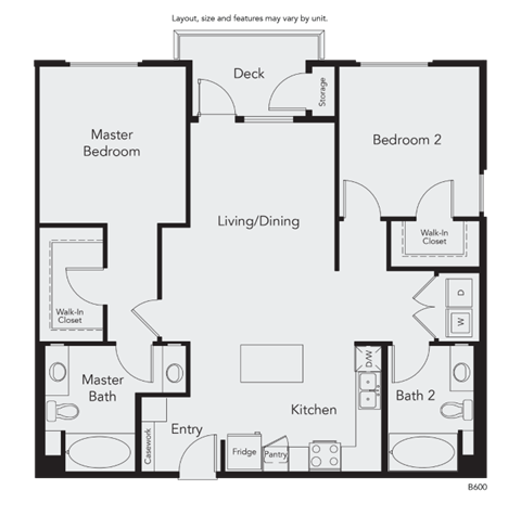 a floor plan of a house with a bedroom and a living room