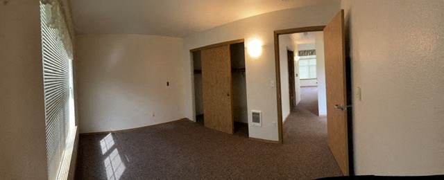 Large Bedroom wit closet, cadet heater