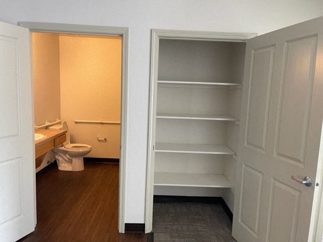 Hallway storage closet