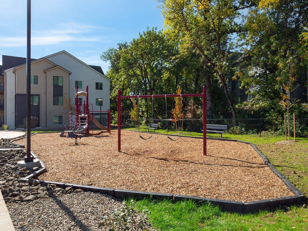 our apartments have a playground for your kids to play