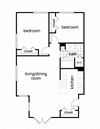 Bookmark Floorplan - 2 bedroom