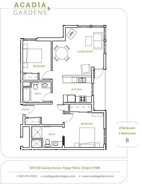 Acadia Gardens Floorplan_2x2B
