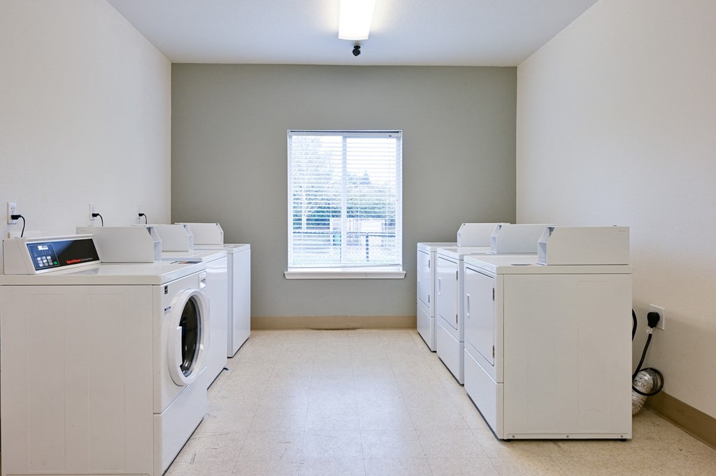 our apartments have a laundry room with washer and dryer
