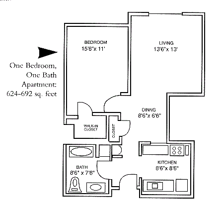 Buckman Heights_One Bedroom