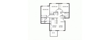 Champion Park 3x2 Floor plan