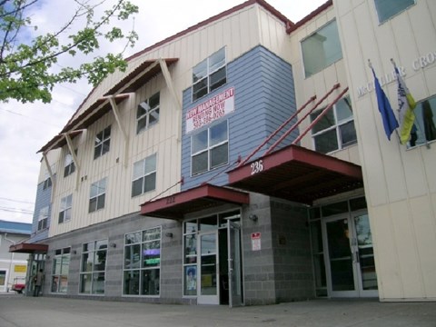 A building with a sign that says "MICHIGAN" on it.