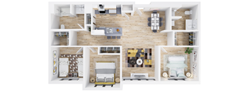 Fuller Station Floorplan_Two Bedroom