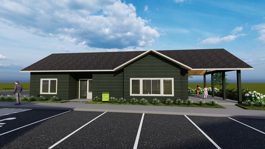 a rendering of a green house