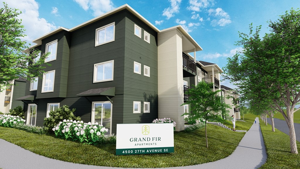 a rendering of the grand fir condominiums
