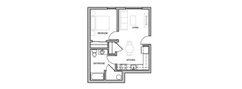 bedroom floor plan an in 2d