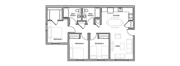 a floor plan of a home