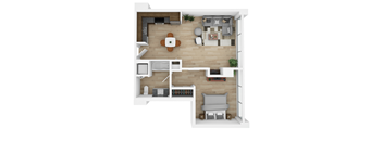 bedroom floor plan and layouts of a 1 bedroom apartment