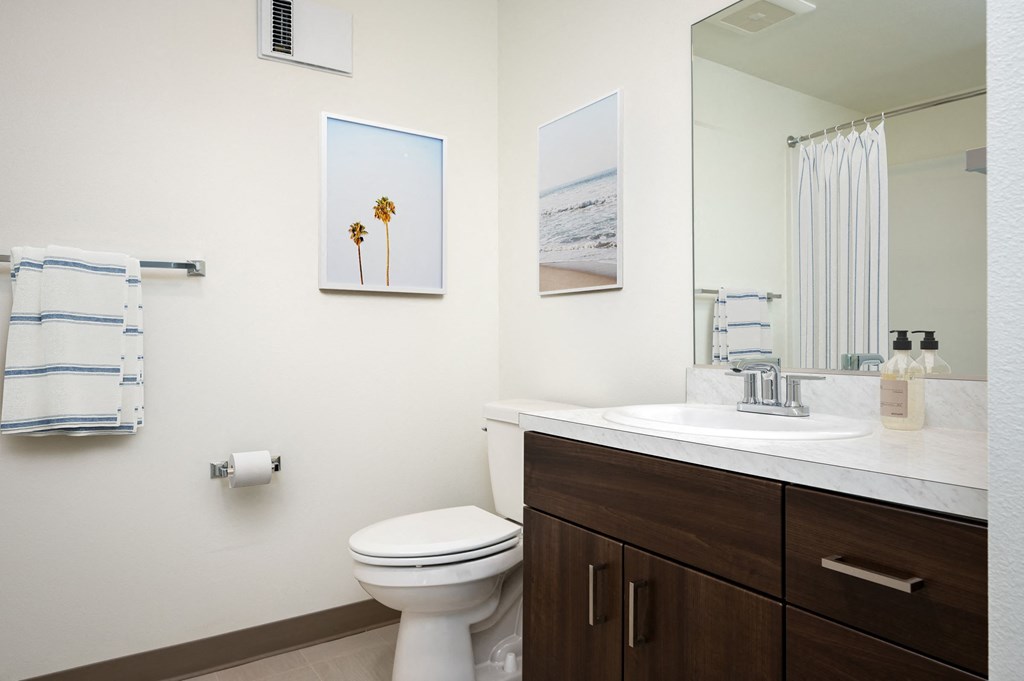 a bathroom with a toilet and a sink and a mirror