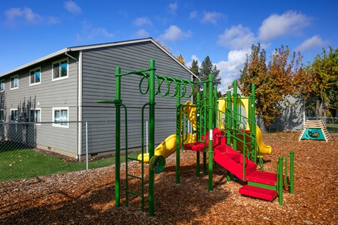 our apartments have a playground for kids to play