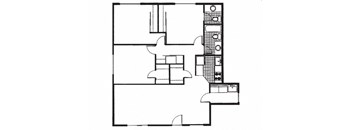 Rose Villa Three Bedroom Floor Plan