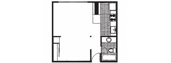 Rose Villa Studio Floorplan