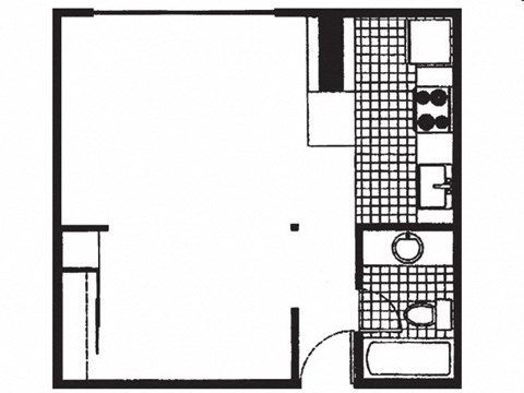 Rose Villa Studio Floorplan