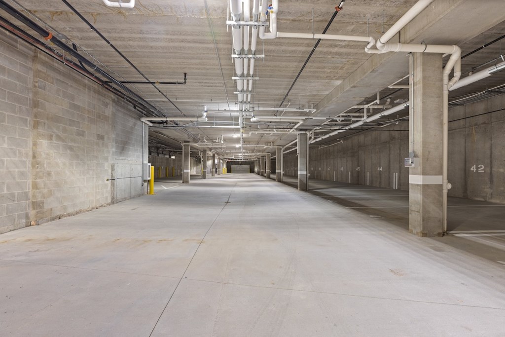 River Flats underground parking garage