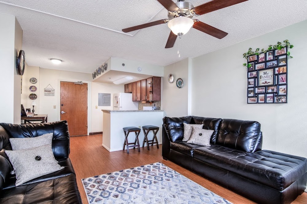 beautiful designer fans in senior apartments for rent