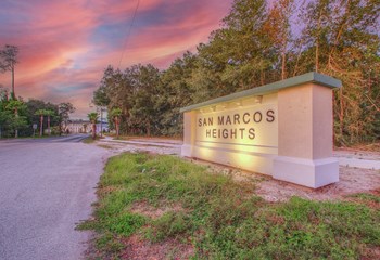 San-Marcos-Heights-Monument-Sign Monument sign at entrance to San Marcos Heights Apartments for rent in St. Augustine - Photo Gallery 3