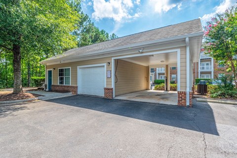 the car care center at Centerville Manor for washing and cleaning cars
