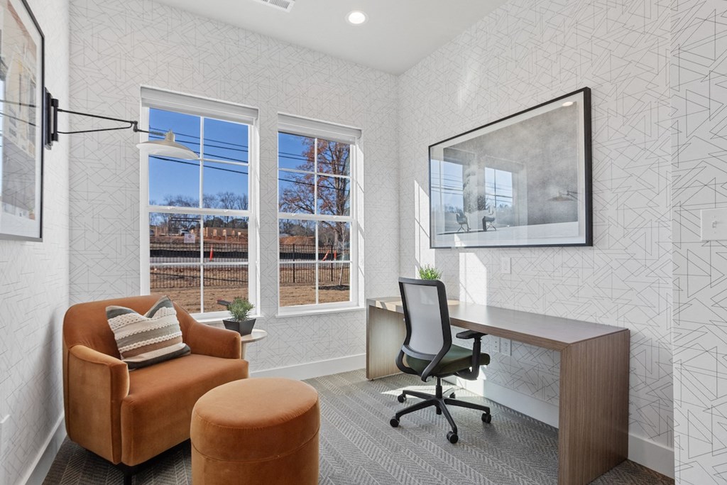 A private Office in the Sanctuary at Indian Creek Clubhouse for Residential Use