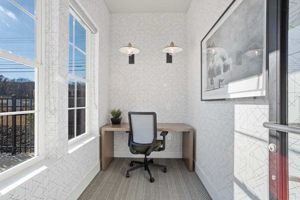 A private Office in the Sanctuary at Indian Creek Clubhouse for Residential Use