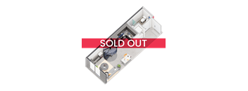 Lower level of the sold out loft floor plan at The Citizen Birmingham