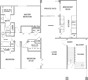 three bedroom two bathroom 1385 square foot floor plan three bedroom two bathroom 1385 square foot floor plan at Hampton House Apartments, Jackson, Mississippi