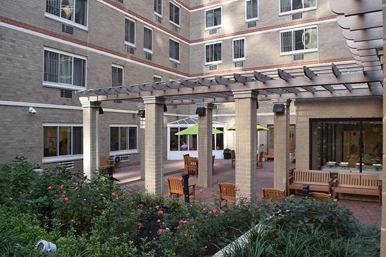 B'nai B'rith of Flushing Queens, NY outside seating