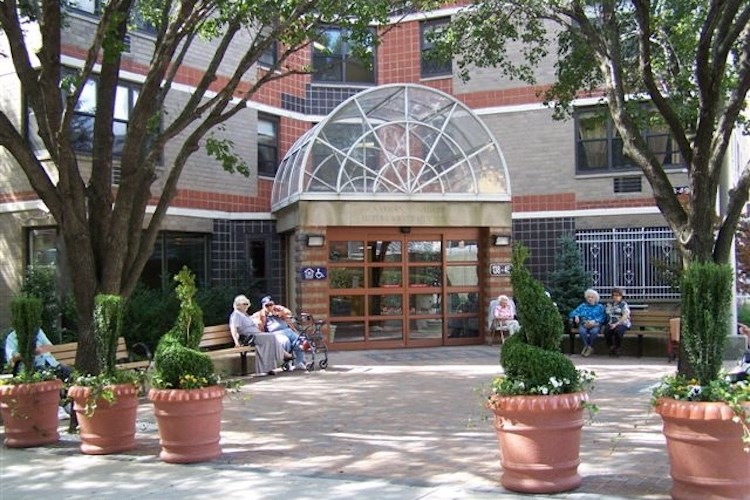 B'nai B'rith of Flushing Queens, NY well-kept entrance