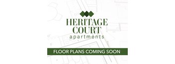 the temporary floor plan for the studio apartment at Heritage Court