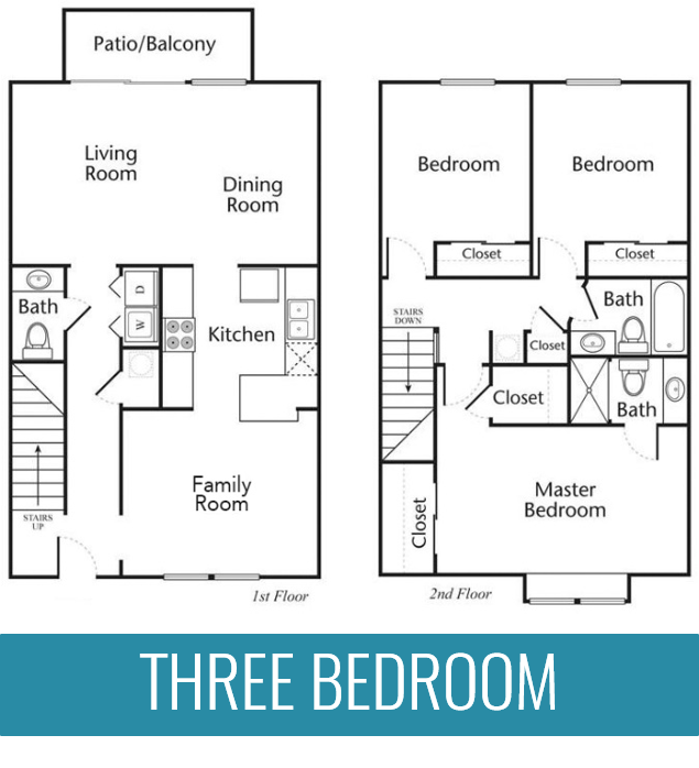 Three bedroom apartment home Three bedroom apartment home at The Jameson Apartments, Homewood