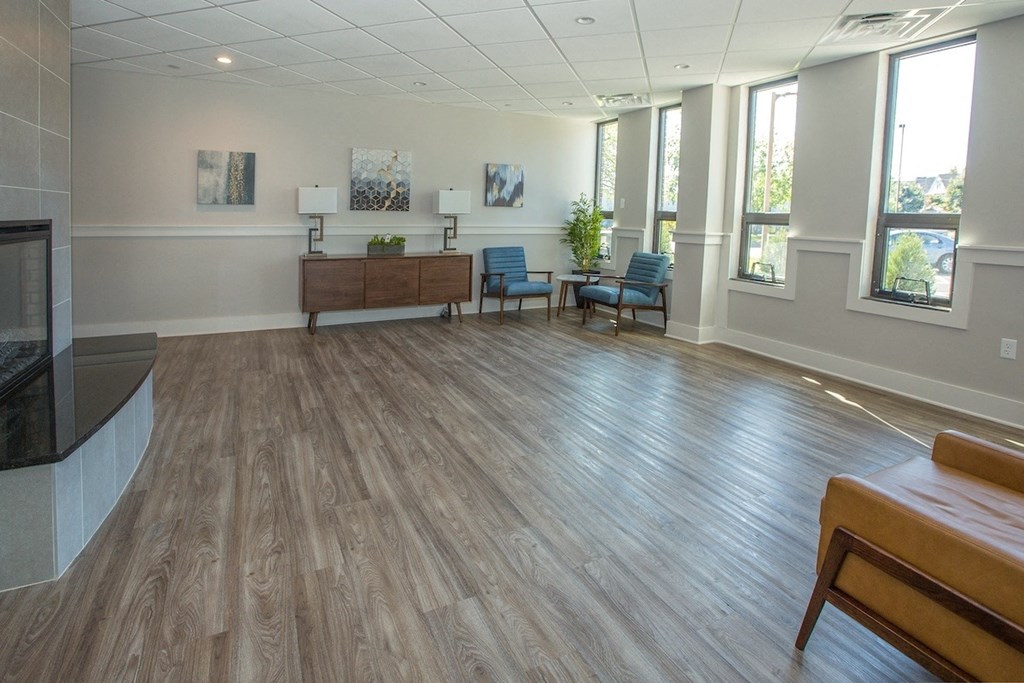 The lobby at Piotr Stadnitski Gardens senior apartments for rent in Buffalo, NY