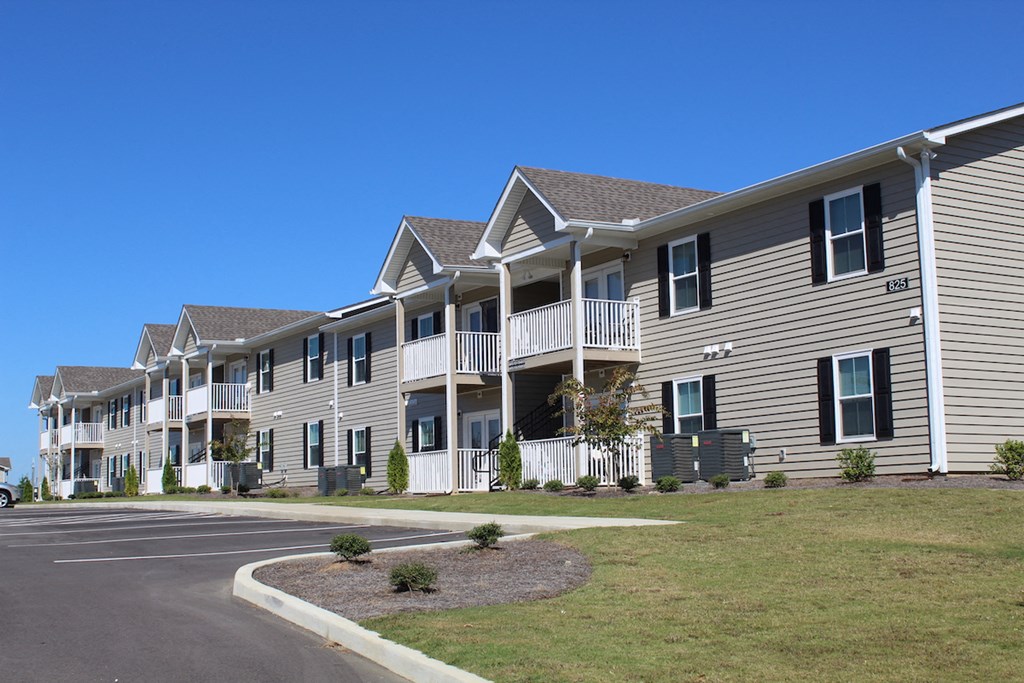 Ample parking in front of Southbrook Apartments on Cherry Avenue