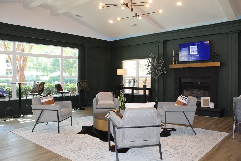 Plushly appointed clubhouse at Stillwater at Grandview Cove