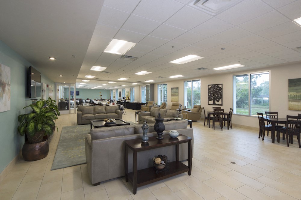 Mount Carmel Gardens senior apartments in jacksonville, florida community room